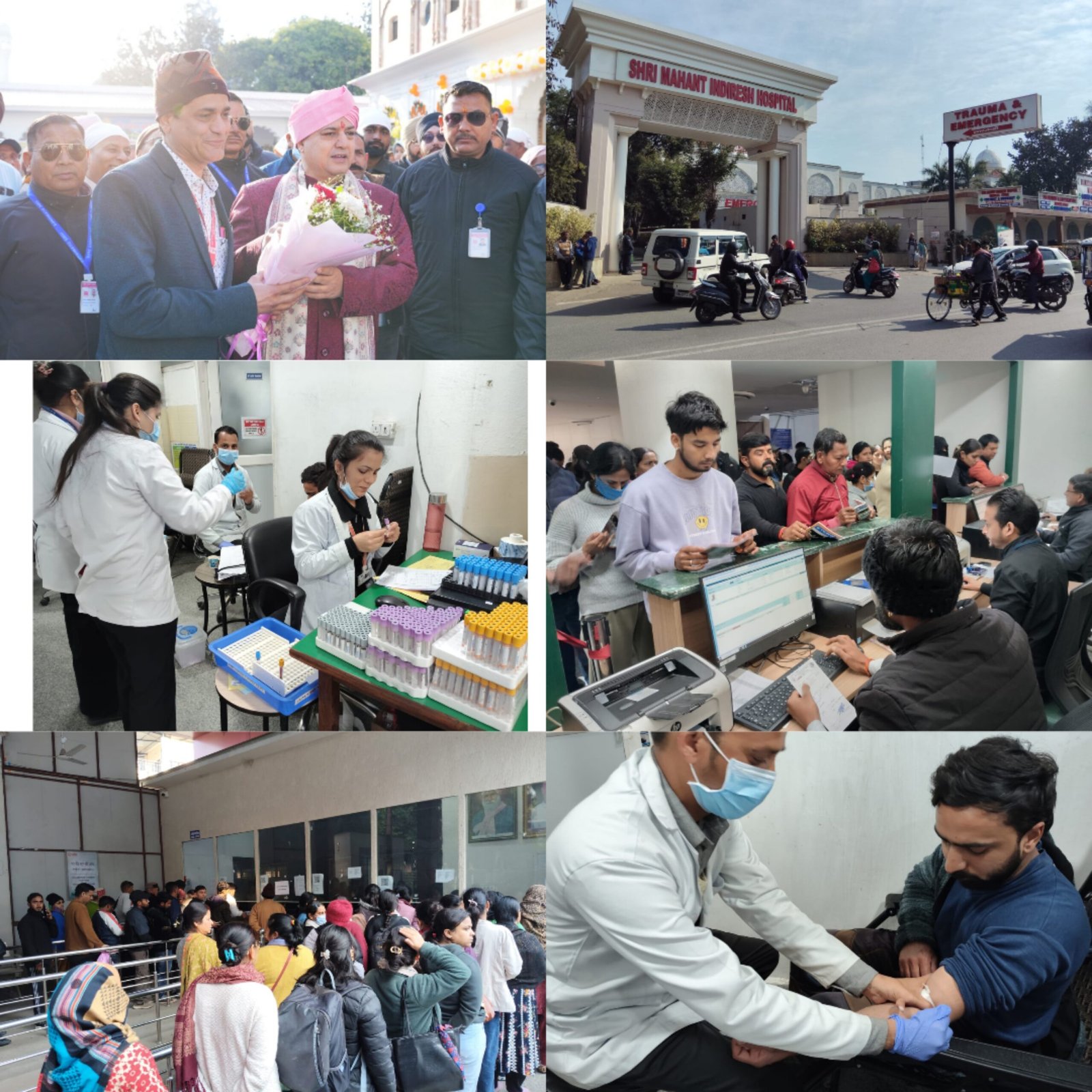 श्री महंत देवेंद्र दास जी महाराज के प्रकटोत्सव के अवसर पर श्री महंत इन्दिरेश अस्पताल में 2000 से अधिक मरीजों की एमआरआई, सीटी स्कैन, अल्ट्रासाउंड और एक्स-रे जांचें मुफ्त की गईं