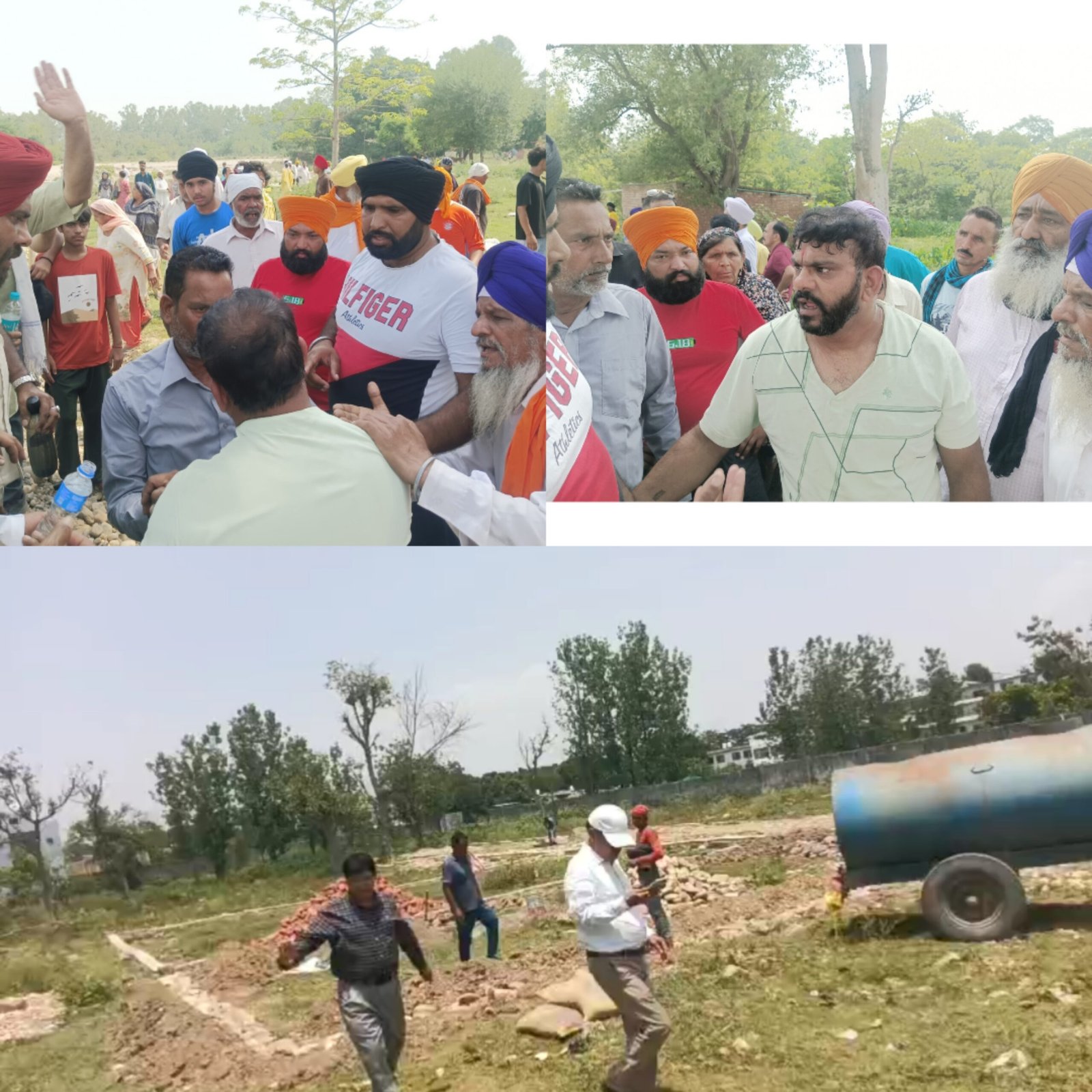 दरबार साहिब की जमीनों को लेकर संगतों में आक्रोश, भू-माफियाओं को खुली चेतावनी